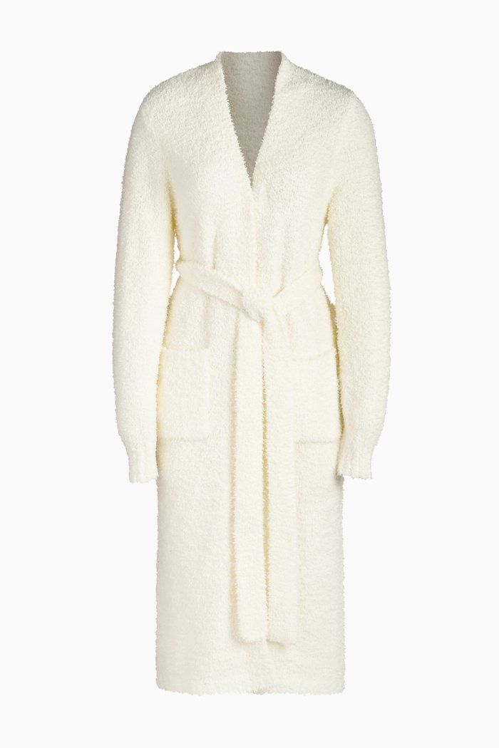

Cozy Knit Robe, White