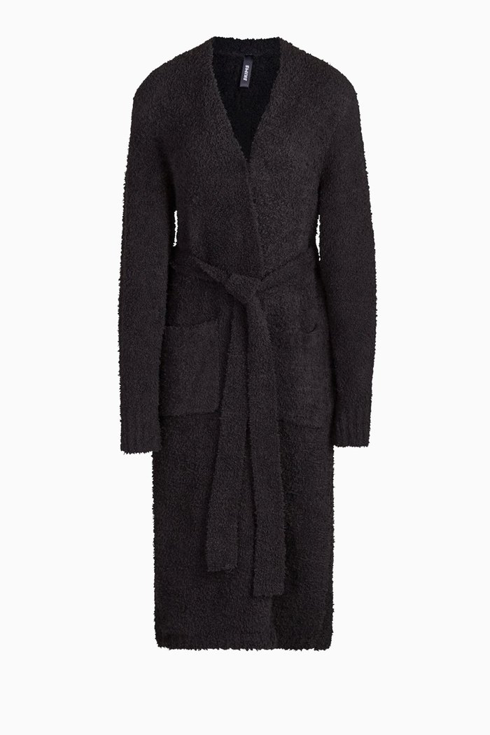 

Cozy Knit Robe, Black