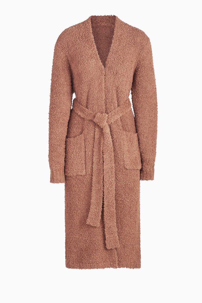 

Cozy Knit Robe, Brown
