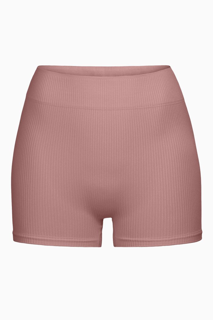 

Stretch Rib Boy Short, Brown
