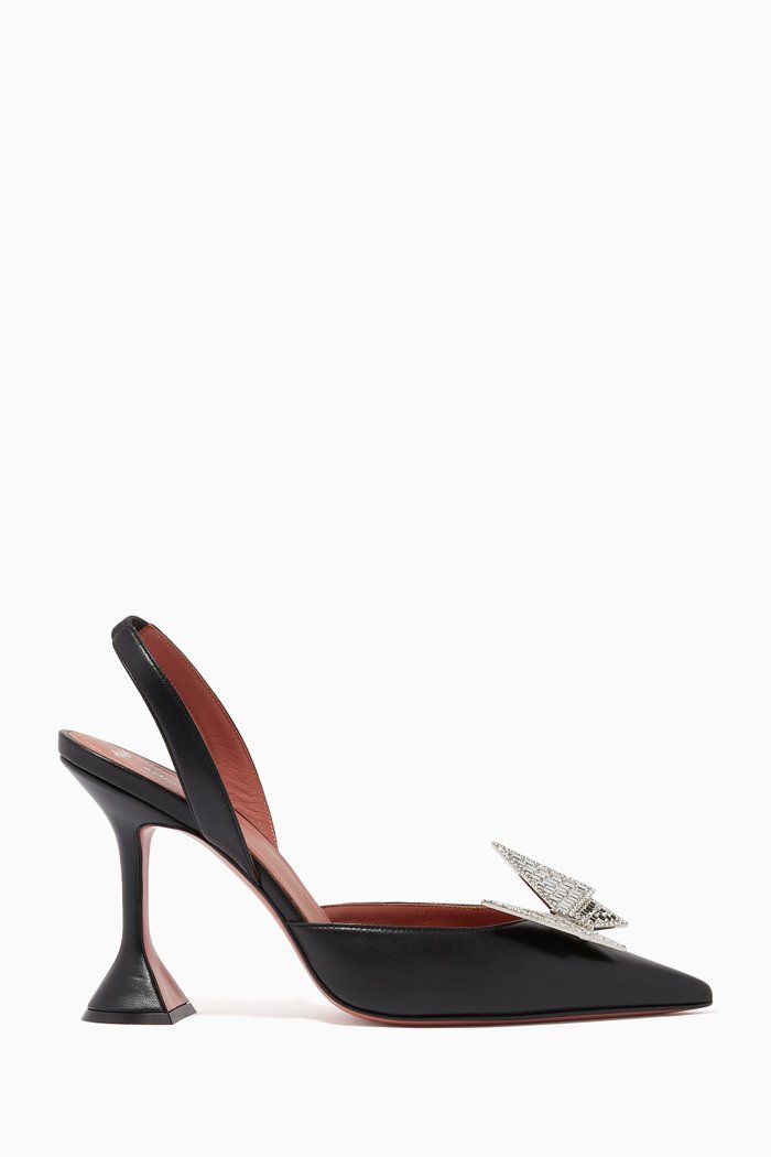 x AWGE Phoenix Slingback Pumps in Nappa, Black