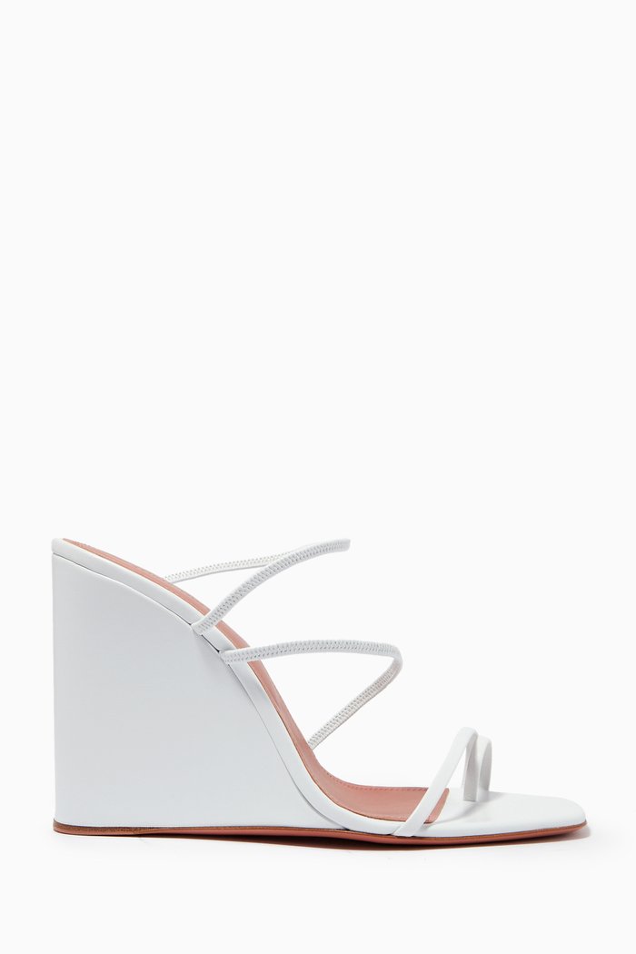 

Naima Wedge in Nappa, White