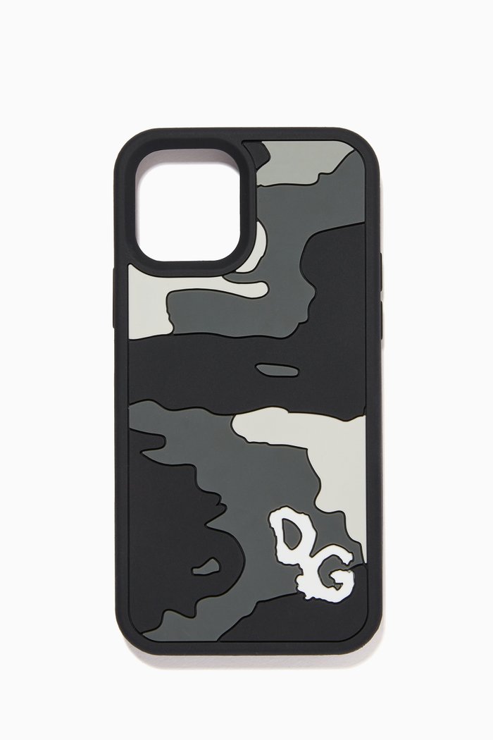 

iPhone 11 Pro Case in Camouflage Silicone, Grey