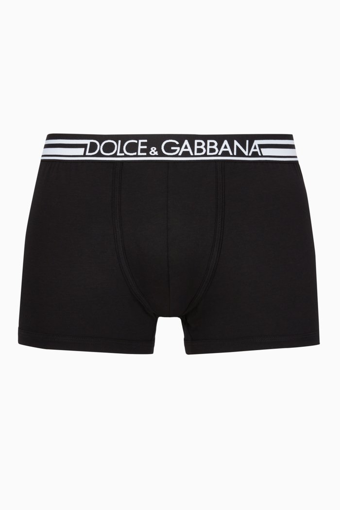 

Stretch Cotton Boxers, Black