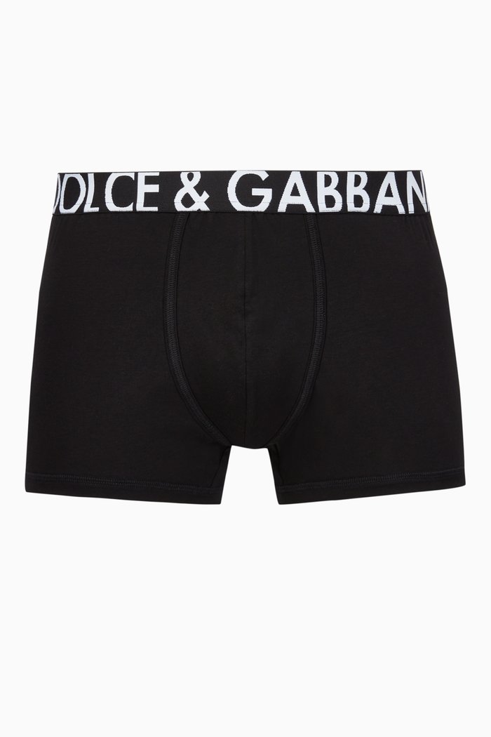 

Stretch Cotton Boxers, Black