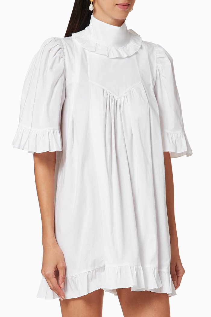 

Lulu Turtleneck Dress, White