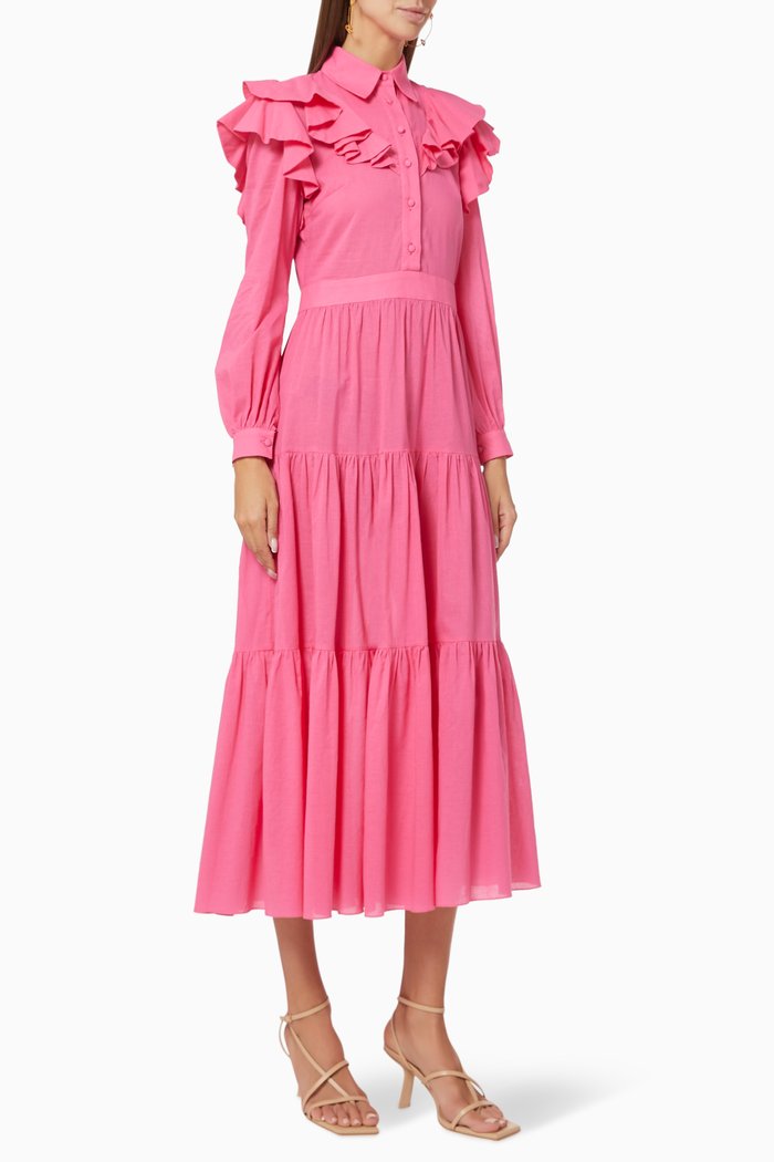 

Liana Frill Dress, Pink