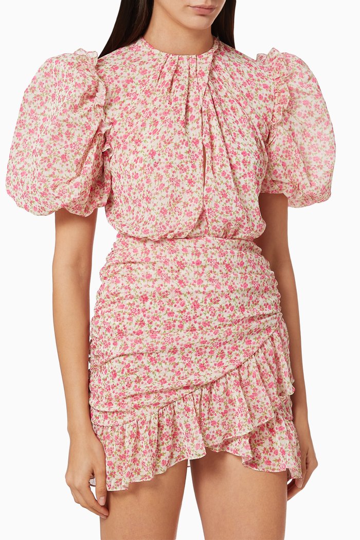 

Magda Floral Dress, Pink