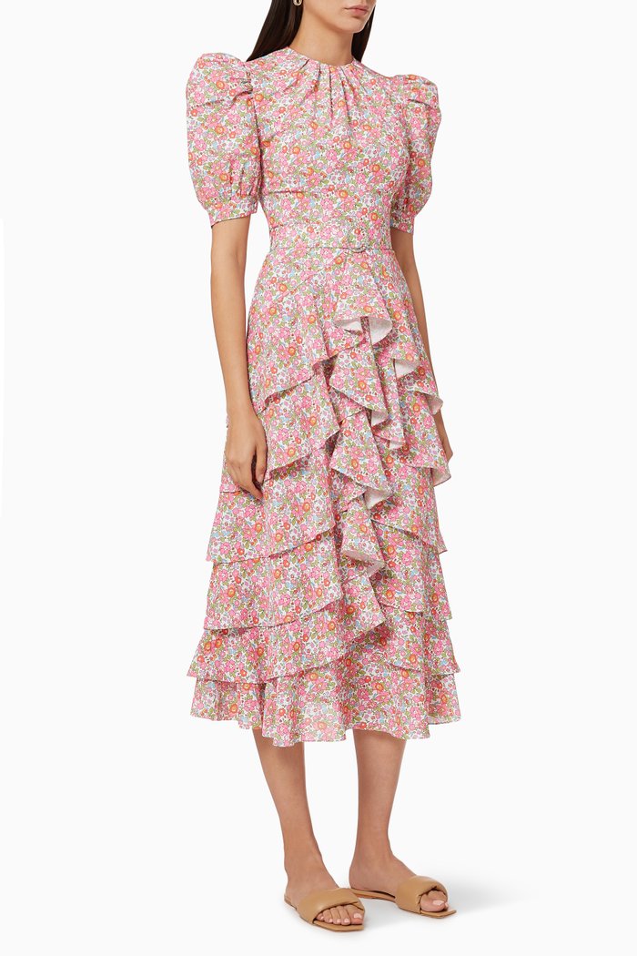 

Angela Floral Dress, Pink