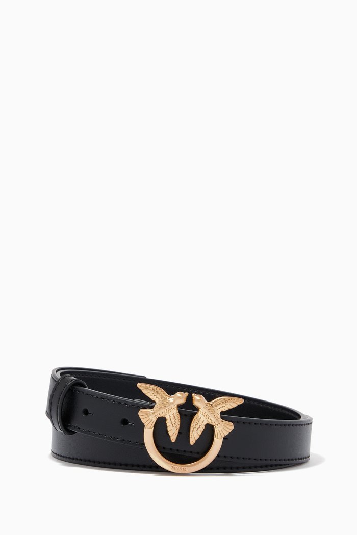 

Berry Simply 12 Belt in Leather, Black