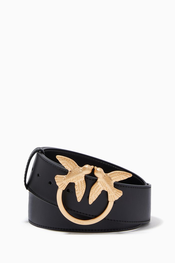 

Berry Simply 12 Belt in Leather, Black