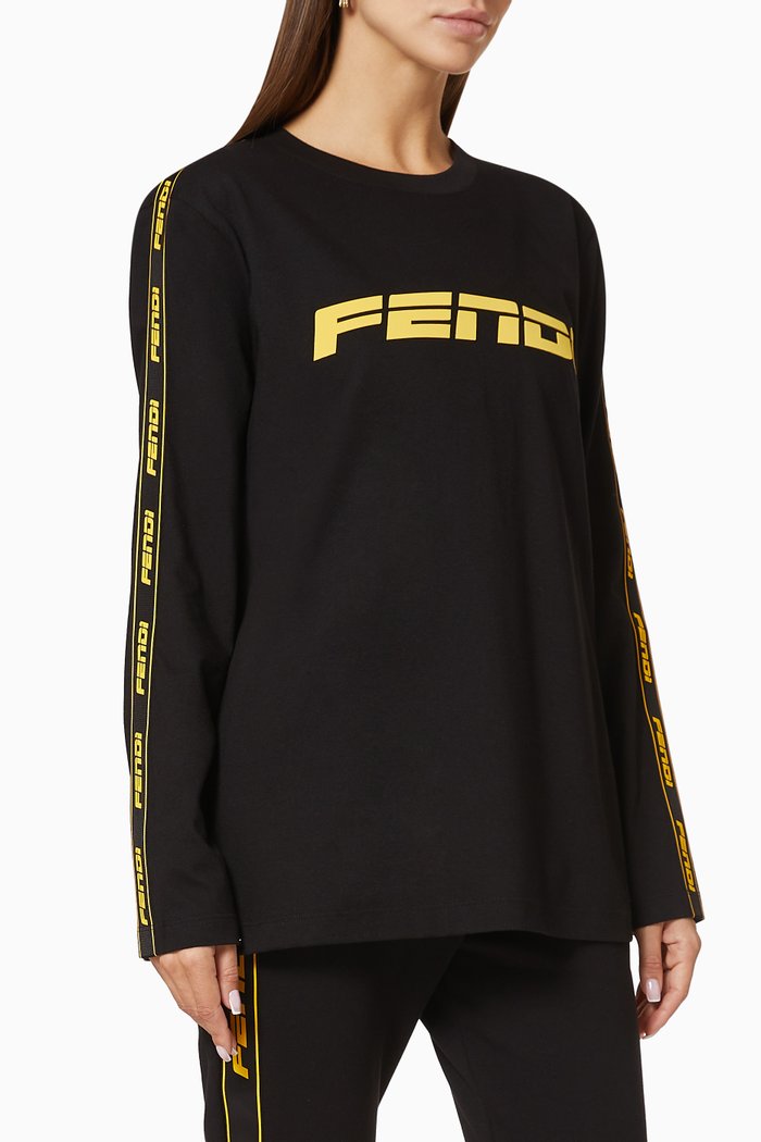 

Cotton Jersey T-shirt, Black