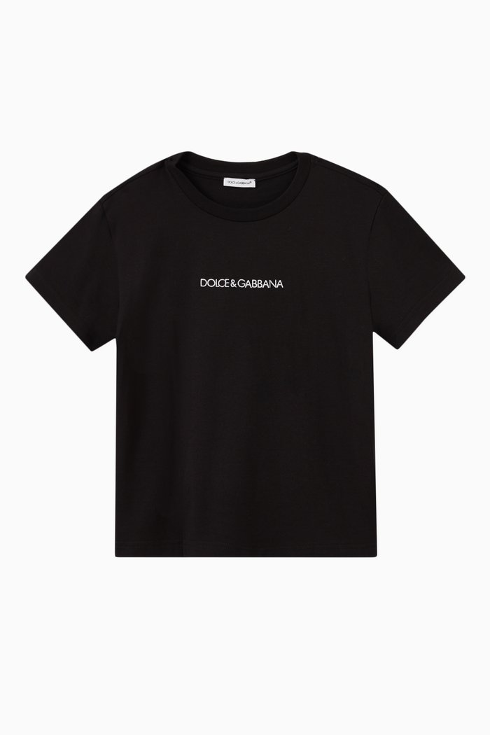 

Logo T-shirt in Cotton, Black