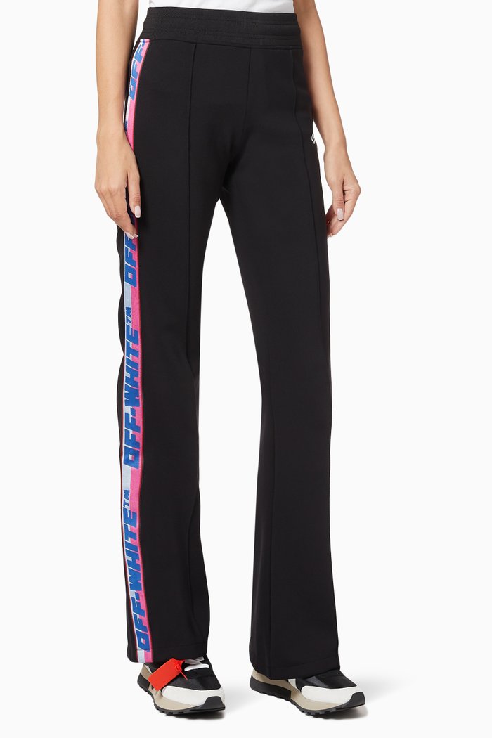 

Logo Band Active Track Pants, Black