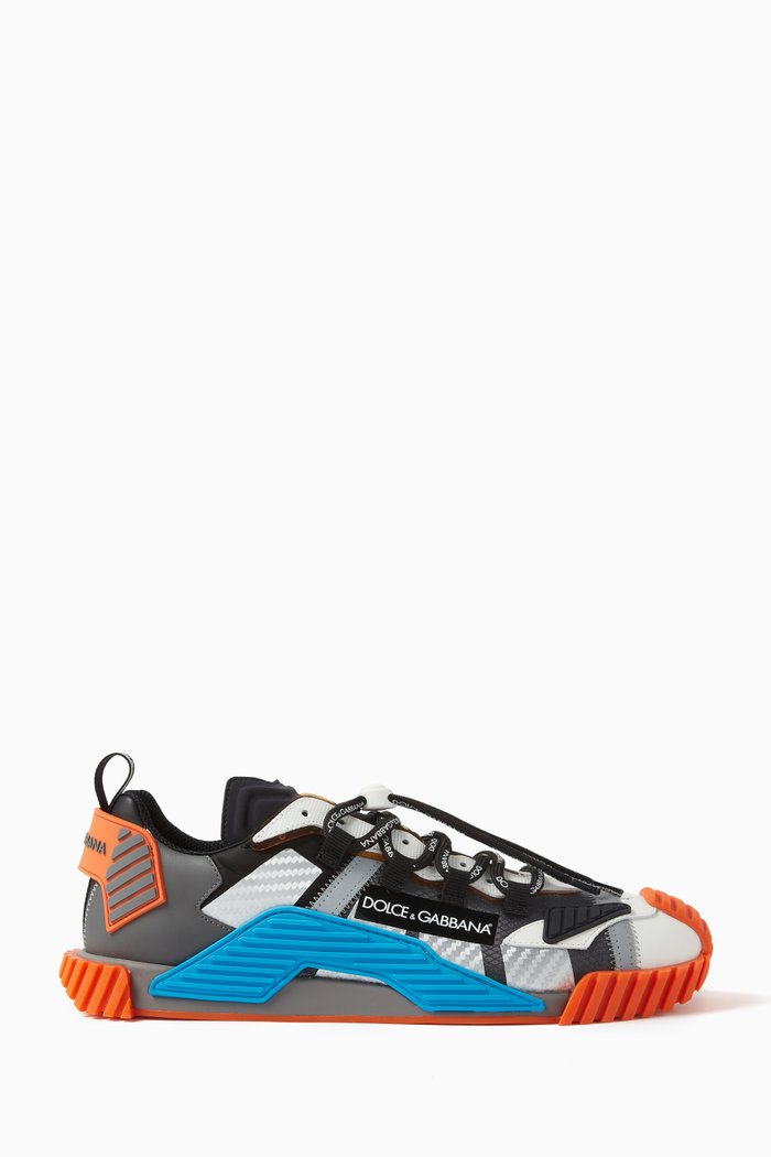 NS1 Sneakers in Technical Fabric, Multicolour