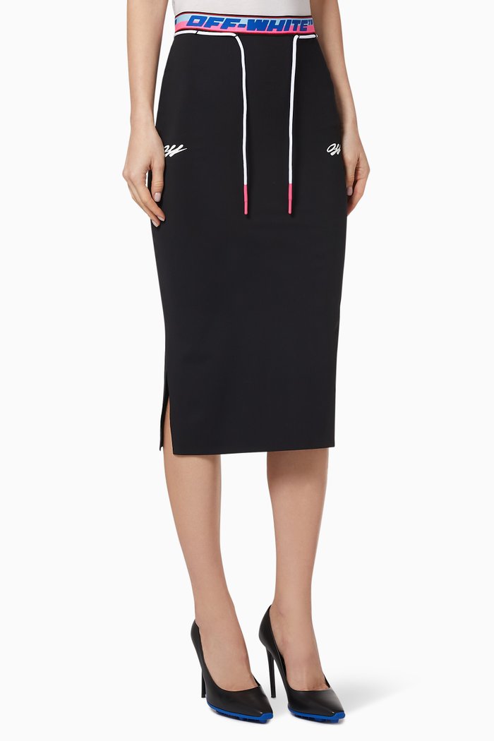 

Logo Band Active Skirt, Black