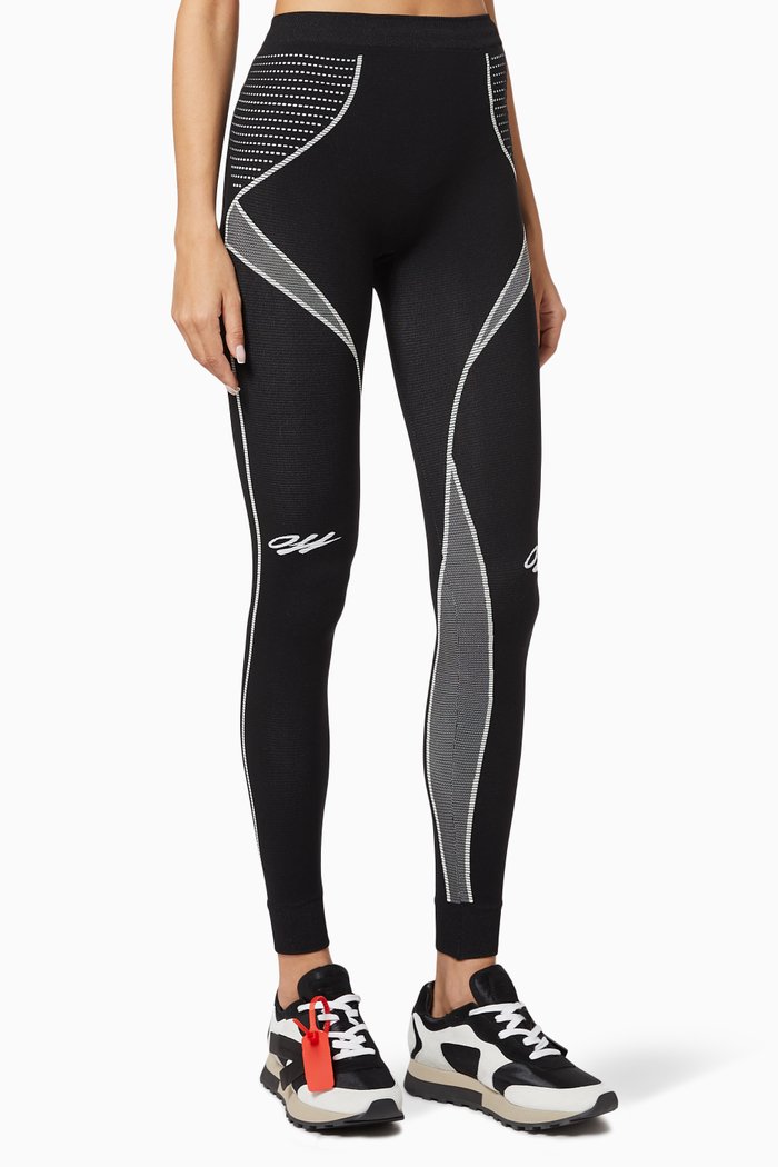 

Logo Technical Active Leggings, Black