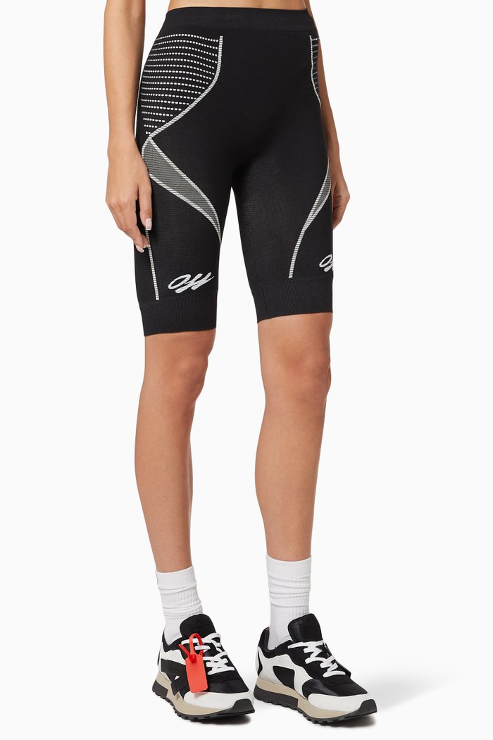 

Logo Technical Active Shorts, Black