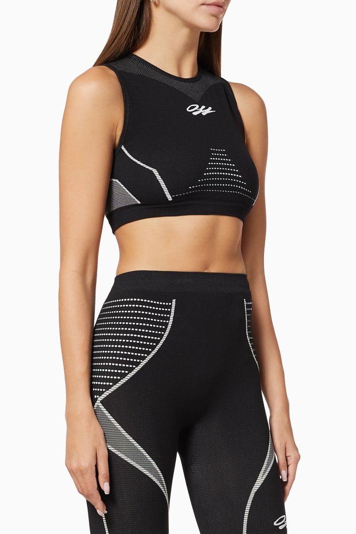 

Logo Technical Active Bra, Black