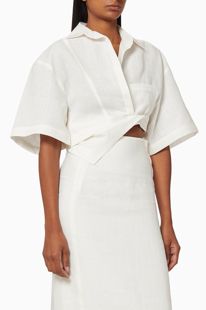 

La Chemise Capri in Linen, White
