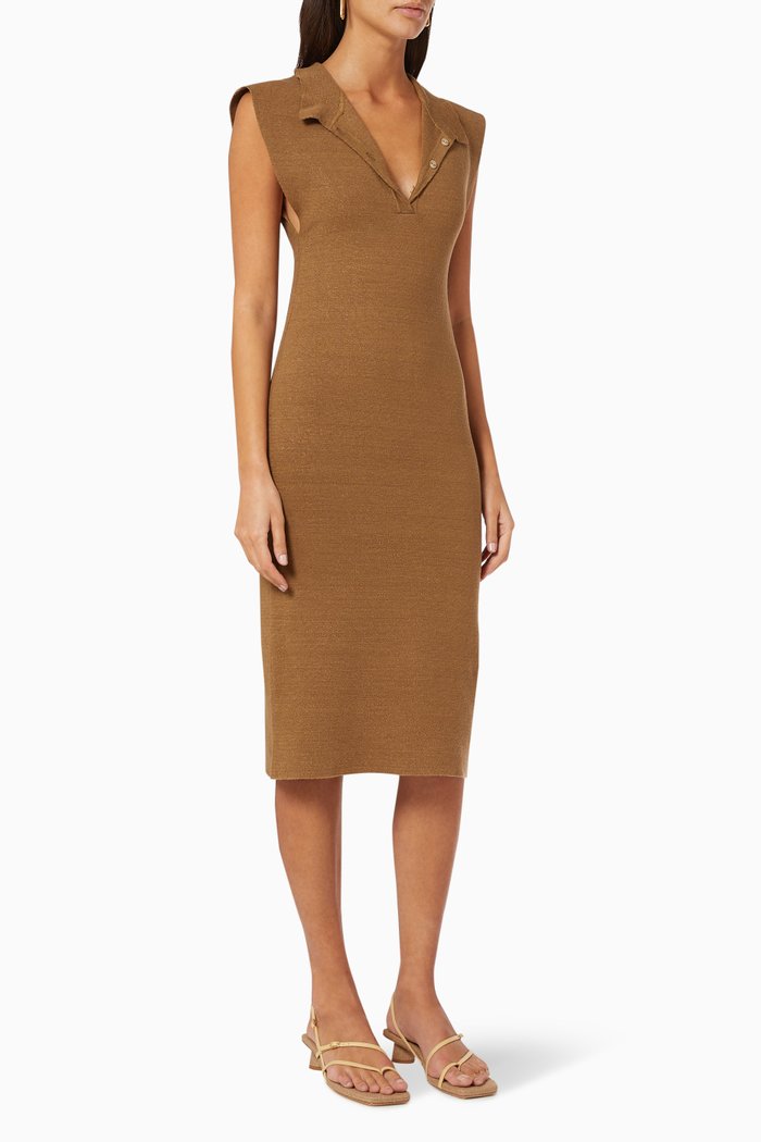 

La Robe Santon in Linen, Brown