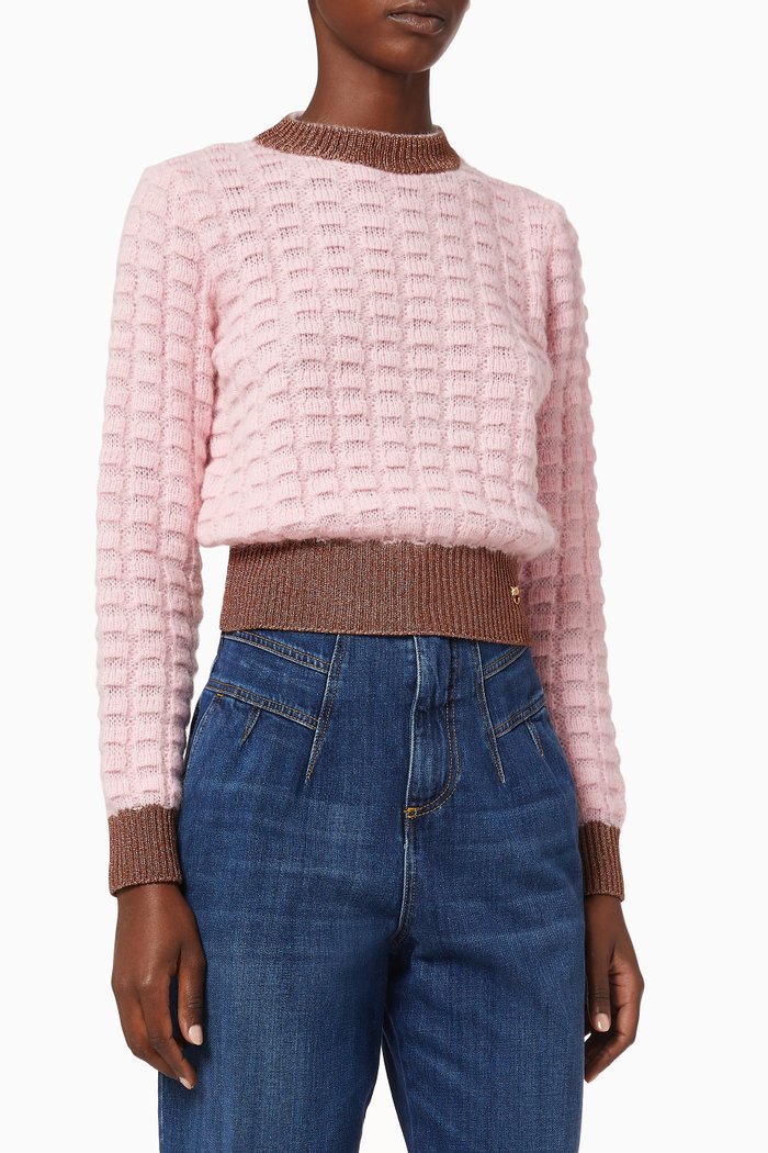 

Asciutto Alpaca Blend Sweater, Pink