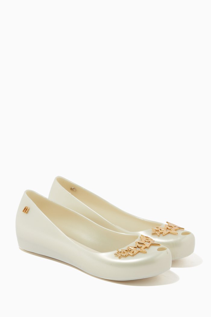 

Ultragirl Stars Ballerinas, White