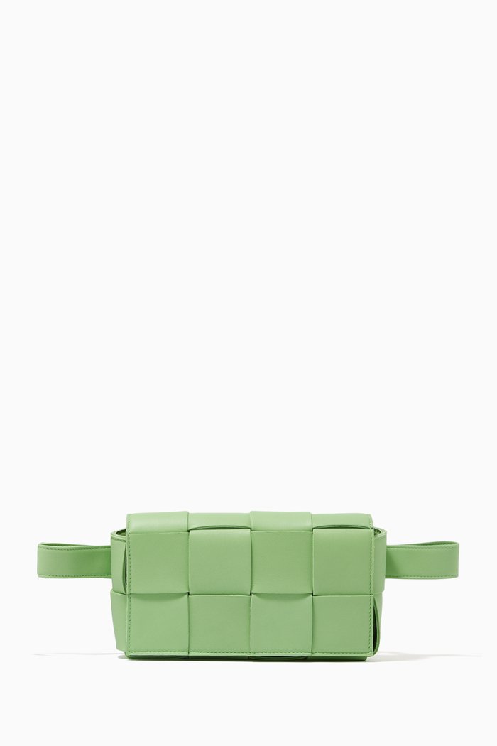 

The Belt Cassette Bag in Nappa, Green