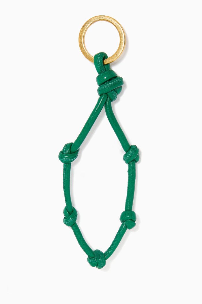 

Key Ring in Nappa, Green