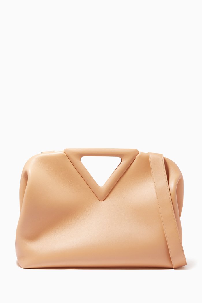 

The Triangle Bag in Nappa Calfskin, Neutral