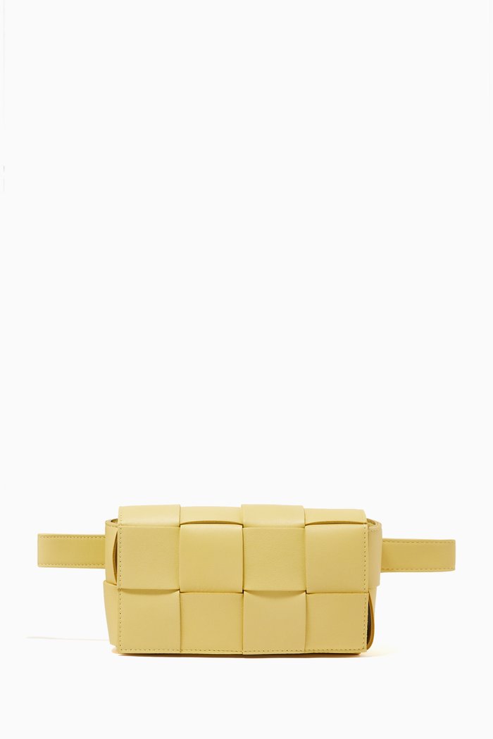 

The Belt Cassette Bag in Nappa, Yellow