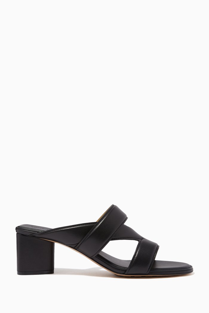 

The Band Sandals in Calfskin, Black