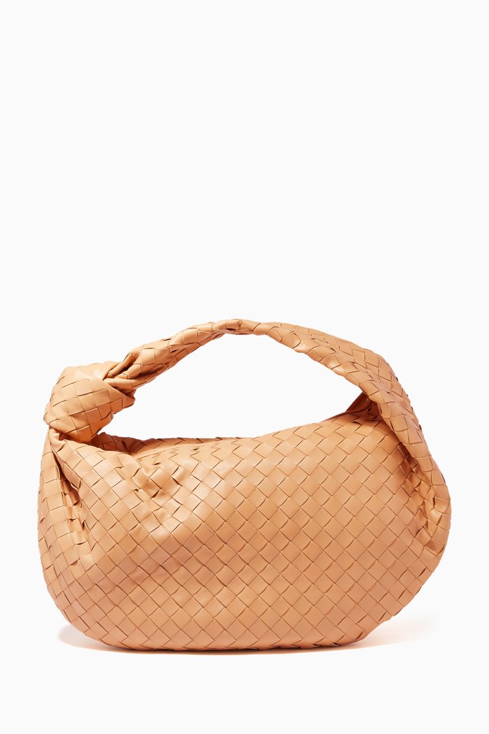 

The Small Jodie in Intrecciato Napa, Neutral