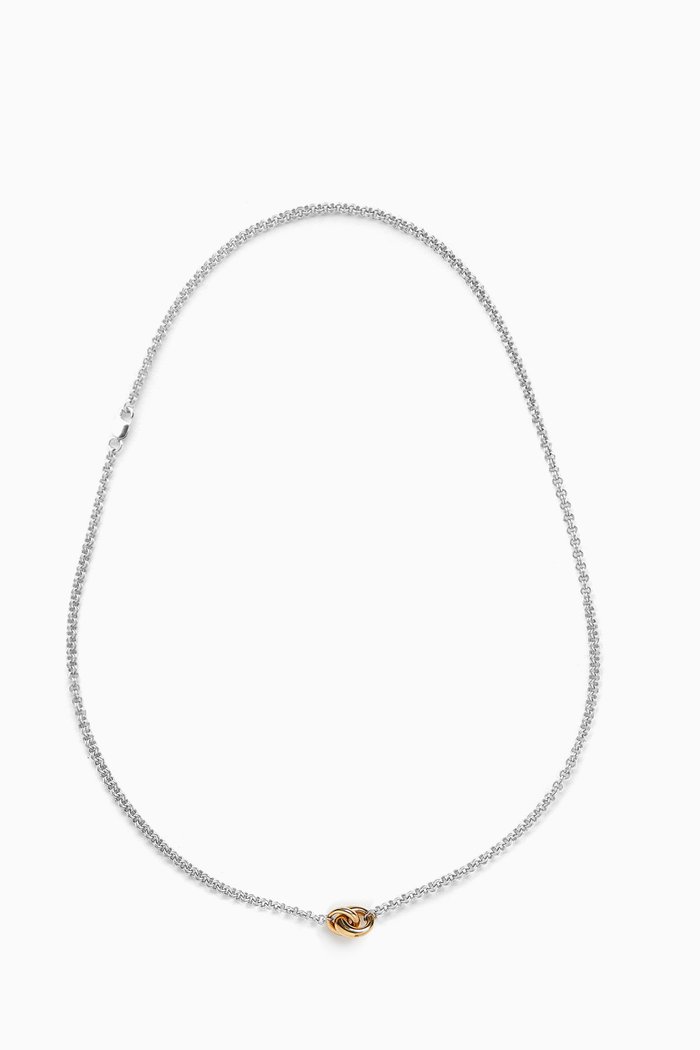 Link Up Chain in Sterling Silver, Yellow