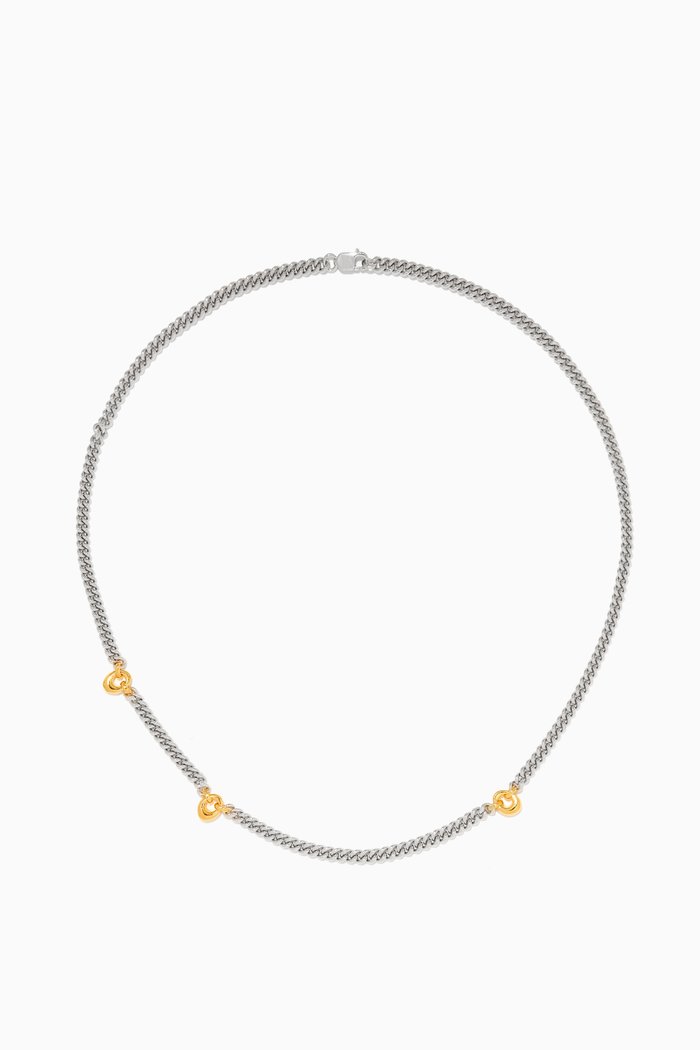 

Trio Link Up Chain in Sterling Silver, Yellow
