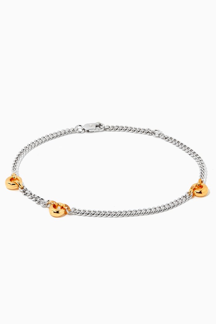 

Trio Link Up Bracelet in Sterling Silver, Yellow