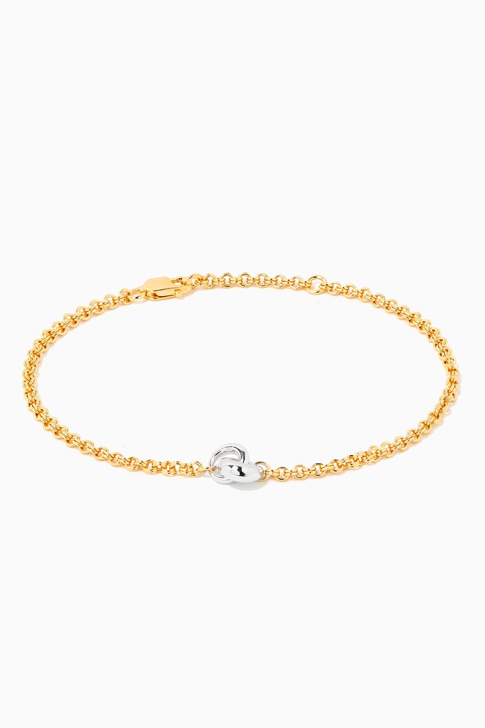

Link Up Bracelet in 14kt Yellow Gold Vermeil