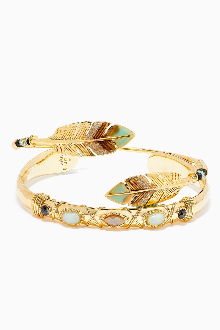 

Stack Bracelet, Set of 2, Blue