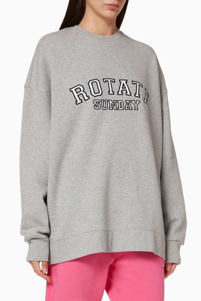 

Iris Logo Crewneck Sweatshirt, Grey
