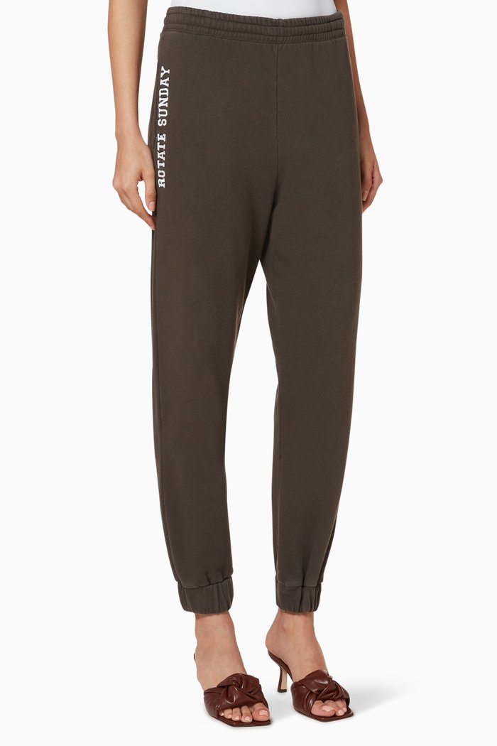 

Mimi Cotton Sweatpants, Black