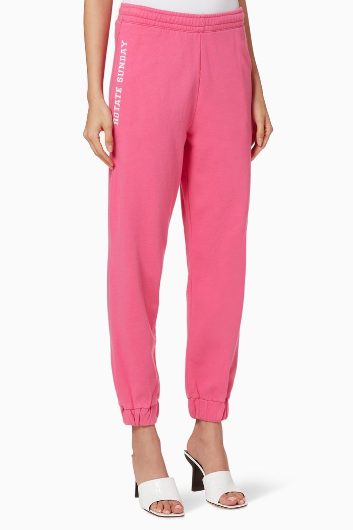 

Mimi Cotton Sweatpants, Pink