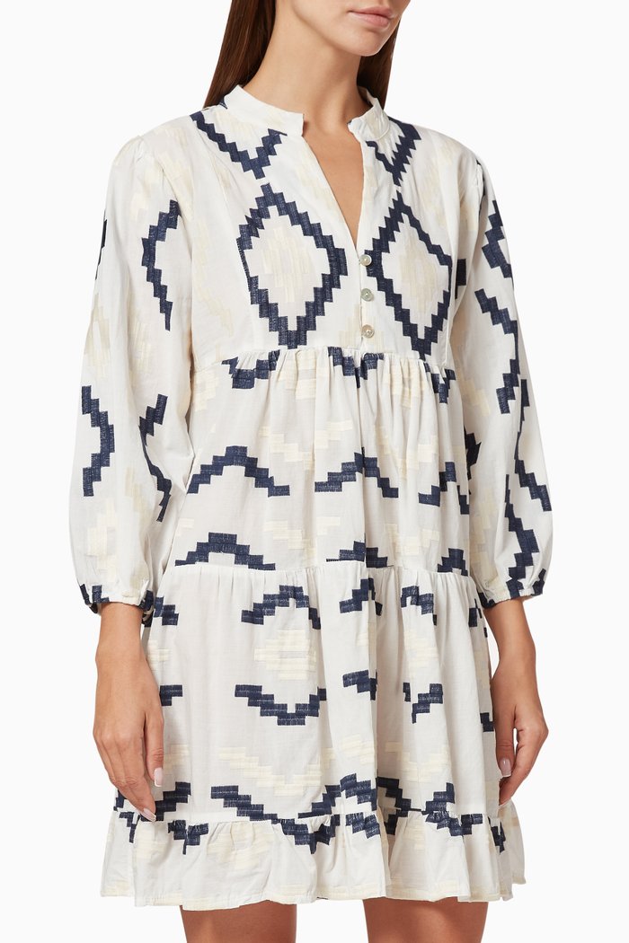 

Printed Tiered Dress, Multicolour