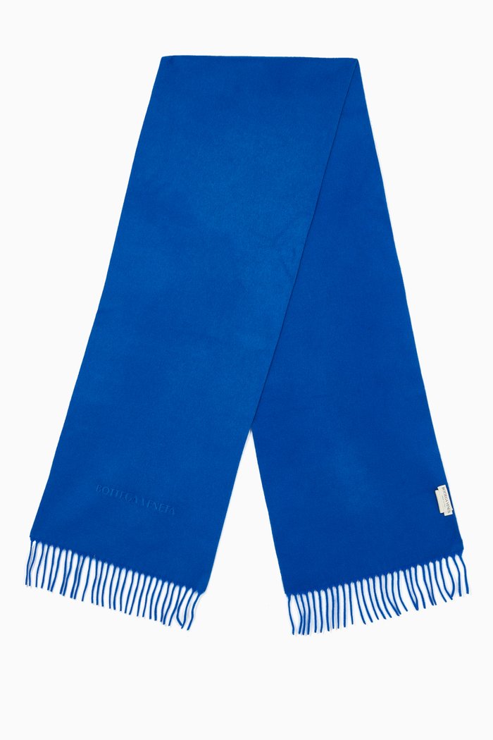 

Scarf in Cashmere Wool, Blue
