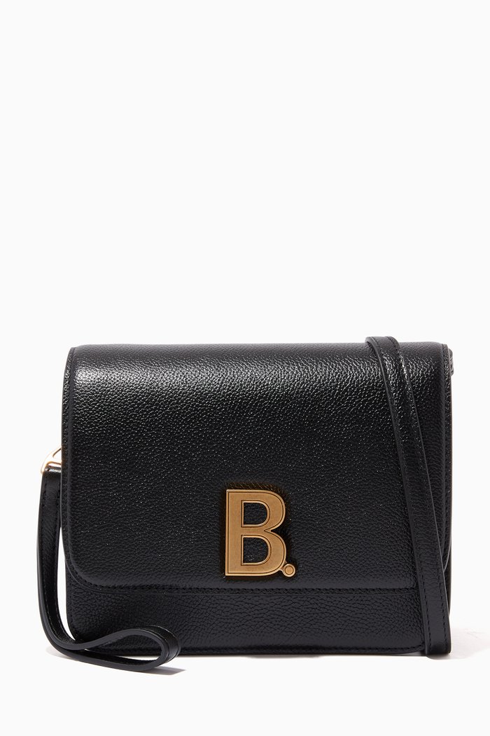 

B. Small Bag in Grained Calfskin, Black