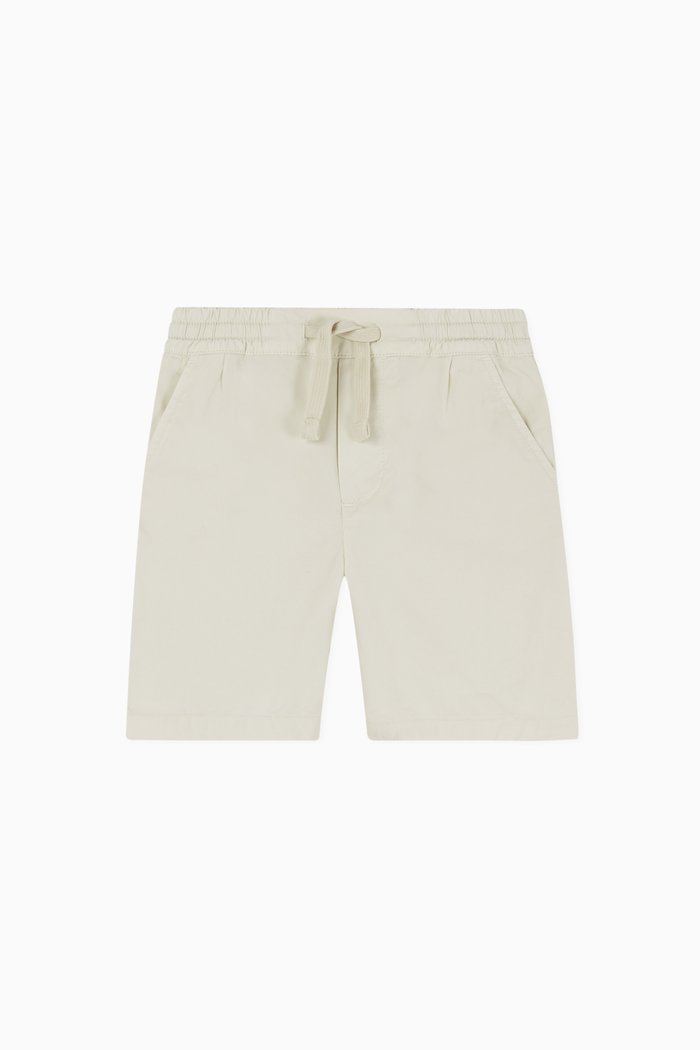 DNA Cotton Shorts, White