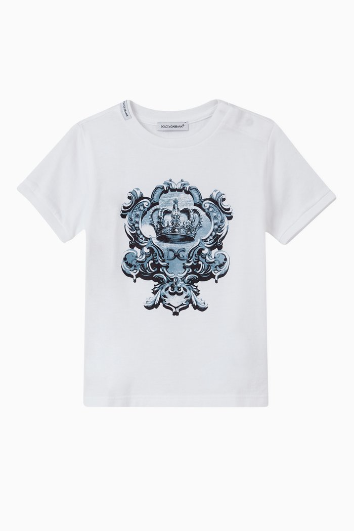 

DG Crown Cotton T-shirt, White
