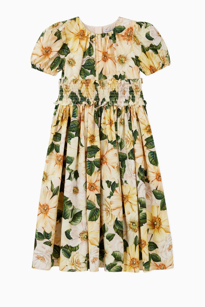 

Camellia Maxi Poplin Dress, Yellow
