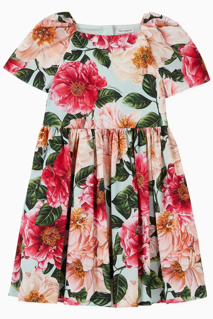 

Camellia Cotton Poplin Dress, Multicolour
