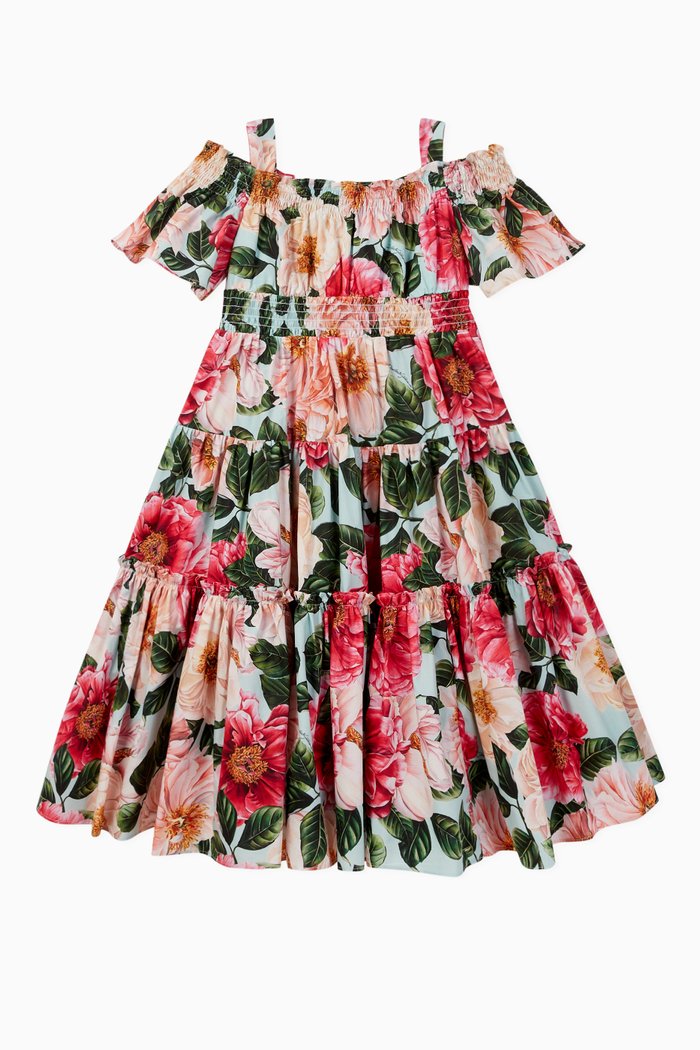 

Camellia Cotton Poplin Dress, Multicolour