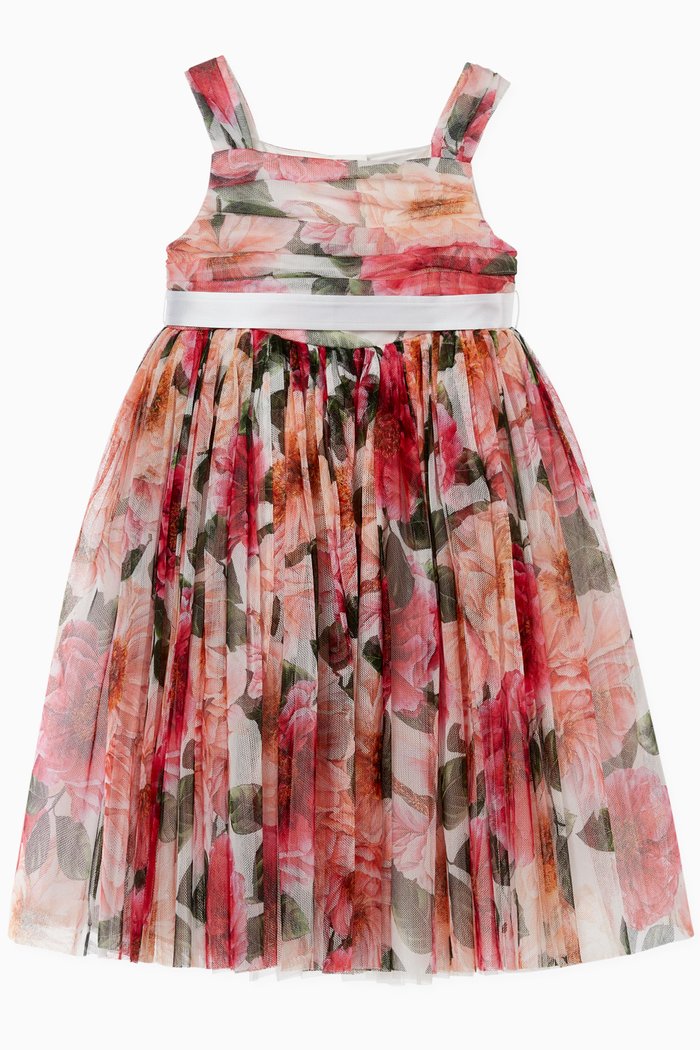 

Camellia Ttulle Midi Dress, Multicolour